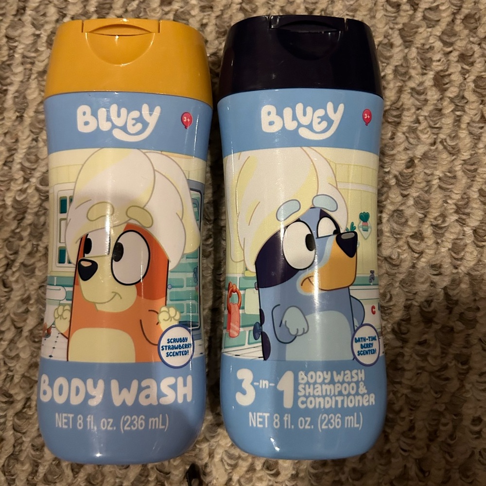 Bluey Body Wash and 3-in-1 Shampoo Set